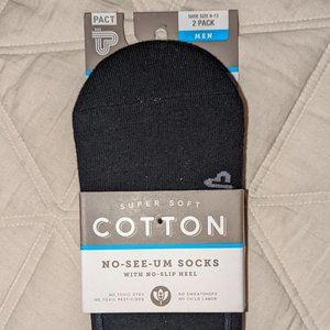 Pact No-See-Um Socks Black